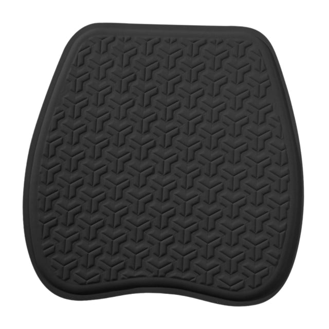 Funda de gel para asiento de coche, cojín protector de asiento, antideslizante, transpirable, para Negro