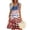 Red, variant on Women's 4th of July 250 Years Independence Day Dress U Neck Sleeveless Patriotic Print Casual Loose Fit Lightweight Summer Dress with Pockets Red L