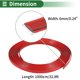 thumbnail image 4 of Kit de tira de moldura de ventana Unique Bargains para parachoques de automóvil exterior, puerta, cuerpo, autoadhesivo, a prueba de rasguños, sticker decorativo 32.8ft x 0.24" Rojo 1 juego, 4 of 7