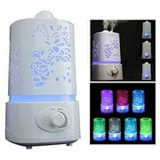 Oil Diffuser Humidifier,Warm Mist Humidifier, Humidifier for Bedrooms, Baby, Kids Rooms, 0.4 Gallon, Auto Shut-Off, Filter-Free, 24 Hrs of Moisturized Air