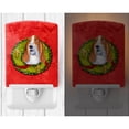 thumbnail image 2 of Caroline's Treasures SS4215CNL Basset Hound Cristmas Wreath Ceramic Night Light, 6x4x3", multicolor, 2 of 2