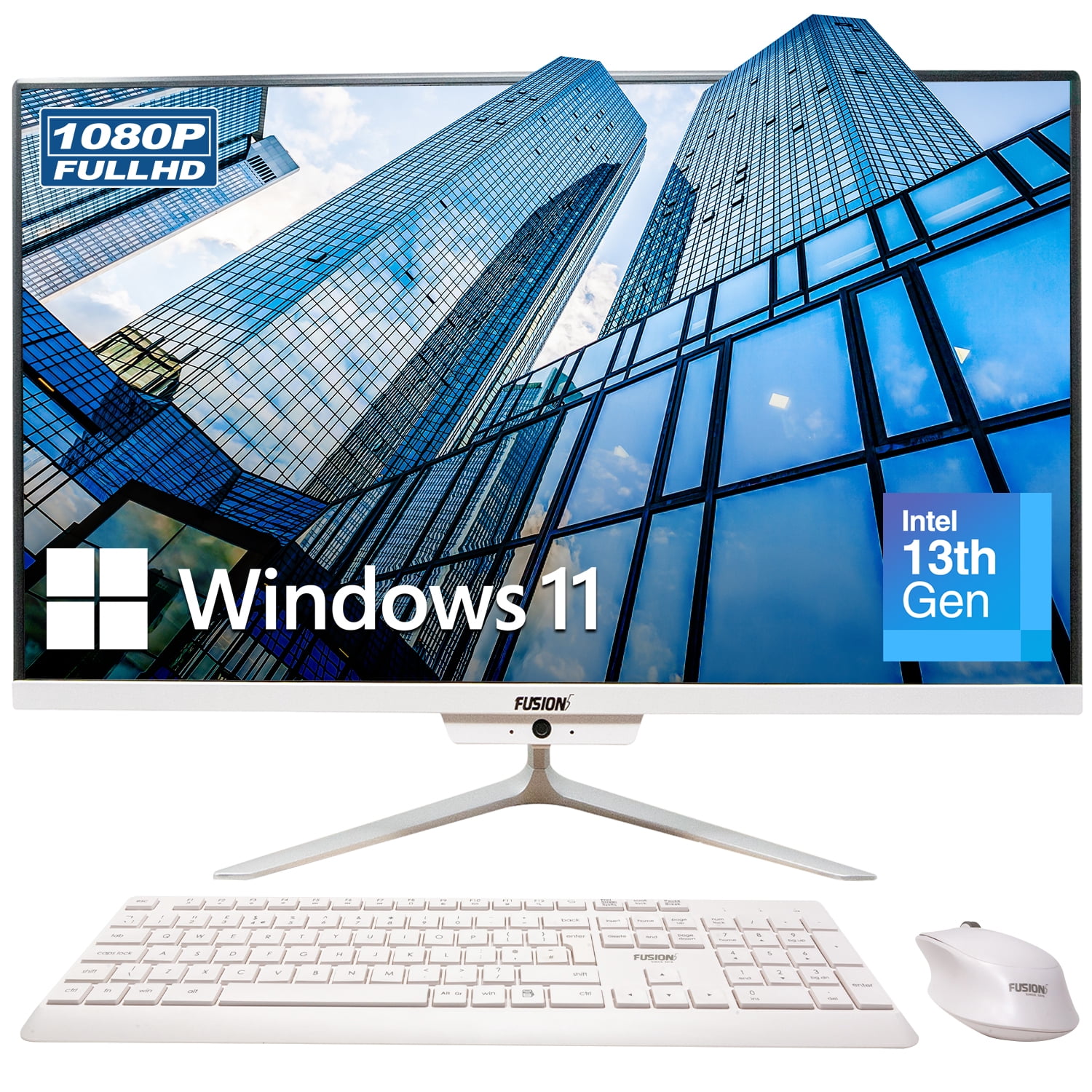 HP All-in-One 22-df0013w Desktop Computer with 22-inch Flat Screen