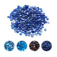 thumbnail image 1 of VEVOR 20 LBS Fire Glass 3/4-Inch Round Fireplace Glass Rocks for Fire Pit Cobalt Blue, 1 of 9