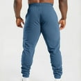 thumbnail image 7 of Men's Casual Pants Men's Pants Lightweight Slacks Knit Athletic Sweatpants For Men Sky Blue M, 7 of 7