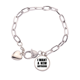 thumbnail image 1 of Quiero un novio nuevo Pulsera de cadena de corazón joyería encanto moda, 1 of 3