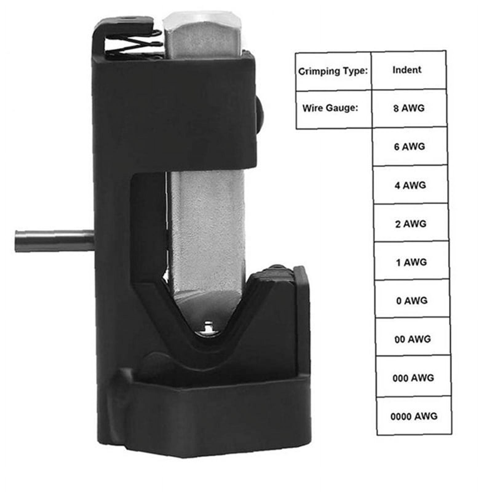 Hand Tools, Cable Lug Crimping Tool, Hammer Lug Crimper Battery Terminal Wire Soldering Cable Crimping Tool AWG 6 to 3/0