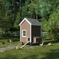 thumbnail image 3 of Little Cottage Co. 4x6 Colonial Gable Barn Coop, Outdoor Wood Chicken Coop Do-It-Yourself Panelized Kit, 3 of 10
