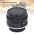 thumbnail image 2 of YAHHU 50mm F1.7 Full Frame Large Aperture Manual Focus Lens for Standard 42mm Thread Mount Cameras Compact Portrait Prime Lens with 52mm Filter Interface, 2 of 9