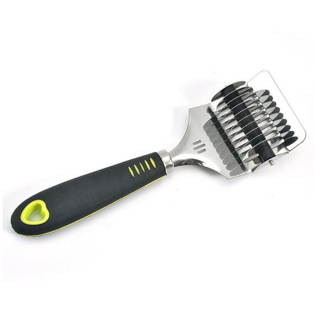 Rodillo de acero inoxidable con celosía de espagueti de fideos, mango antideslizante, máquina de pasta, cocina, rollo de cocina, tipo de rebanado, suministros para el hogar Inevent HA009200-00B
