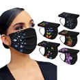 thumbnail image 3 of Dsscvnef Adult Butterfly Black Mask Disposable Face Mask Industrial 3Ply Ear Loop 50PCS, 3 of 4