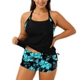 thumbnail image 2 of Tankini Swimsuits for Women Fashion Strappy Top And Pocketed Swim Bottoms Two Piece Swimwear Bathing Suit 2026, 2 of 6
