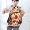 thumbnail image 6 of Backpack 12.9 *5.1 * 17.7 Inches Outing Backpack, Shopping Backpack, Travel Backpack Yellow Leaves, 6 of 7