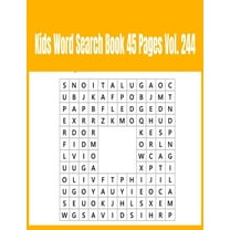 Kids Word Search Book 45 Pages Vol. 244 (Paperback)