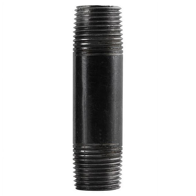 Black Pipe Nipple, .5 x 12-In. -583-120HN