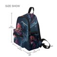 thumbnail image 3 of FORMRS Kids School Backpack with Front Zippered Pocket 12" Student Travel Daypack, Glowing Jellyfish, 3 of 6