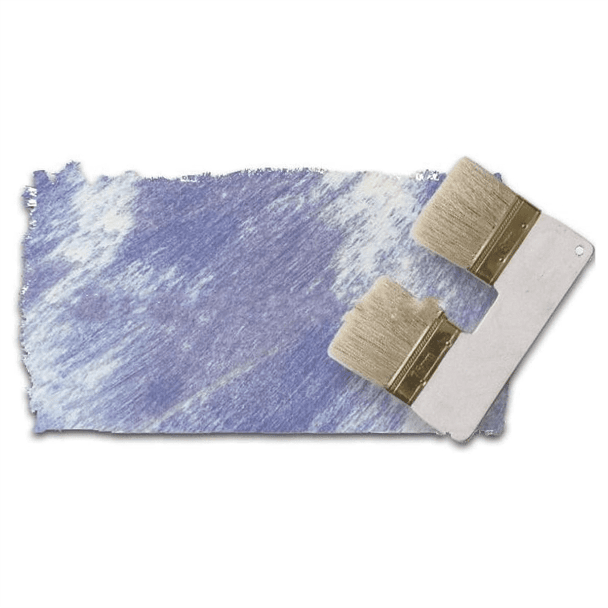 3 Pack Double Paint Brush, 3 Inch Double- Painting Brush, U Shaped Double Color Brush, Paint Brushes3 x Double Paint Brush