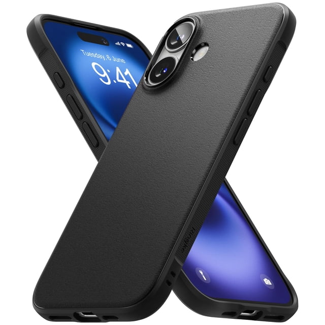 Funda de teléfono Ringke Onyx que se siente bien en la mano para iPhone 16