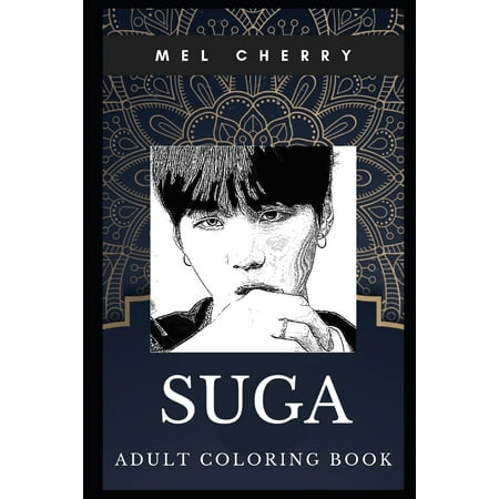 Suga Books Suga Adult Coloring Book Bts Singer And Famous South