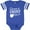 Football Blue and White, variant on Inktastic Someone in Ohio Loves Me Boys or Girls Baby Bodysuit