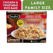 Stouffer's Grandma's Chicken and Vegetable Rice Bake Large Family Size Frozen Meal, 55 oz (Frozen)