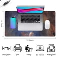 thumbnail image 5 of Purple Stars&nbsp;desk Mouse Padwaterproof,rubber+multispandexwashable MousematDesk Pad for Office Home Game 31.5x15.7inches, 5 of 7