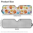 thumbnail image 5 of HUIACONG Colorful Dog Paws Windshield Sunshade Car Sun Shade Heat Shield Sunshade Sun Visor Mat for 1997-2017 Jeep Wrangler Rubicon Sahara TJ JK JKU 2/4 Doors, 5 of 6