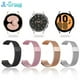 thumbnail image 2 of Correa de Metal para Samsung Galaxy Watch 4, 5, 6, Active 2, 40mm, 44mm, pulsera de repuesto de bucle magnético milanés clásico, 2 of 4