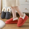 thumbnail image 5 of Men's and Women's All-Weather Comfort shoes - Plush Faux Fur Lined House Slippers, 5 of 8
