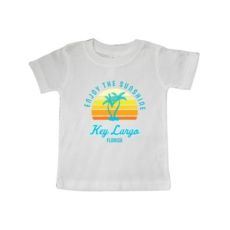 

Inktastic Summer Enjoy the Sunshine Key Largo Florida in Blue Gift Baby Boy or Baby Girl T-Shirt