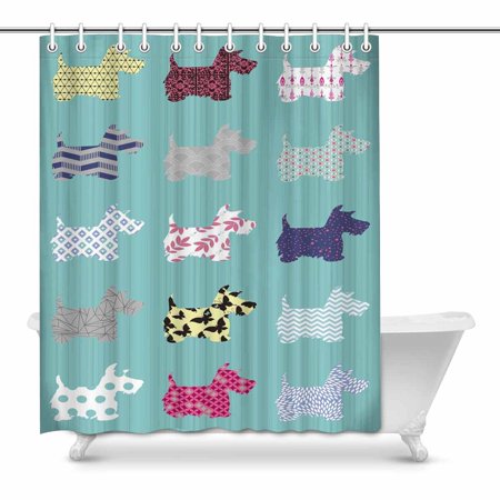 Pop Scottie Dog Shower Curtain 60x72 Inch Walmart Canada