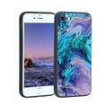 thumbnail image 1 of Compatible with iPhone 7 Phone Case, Blue-Marble-20 Case Men Women, Flexible Silicone Shockproof Case for iPhone 7, 1 of 1