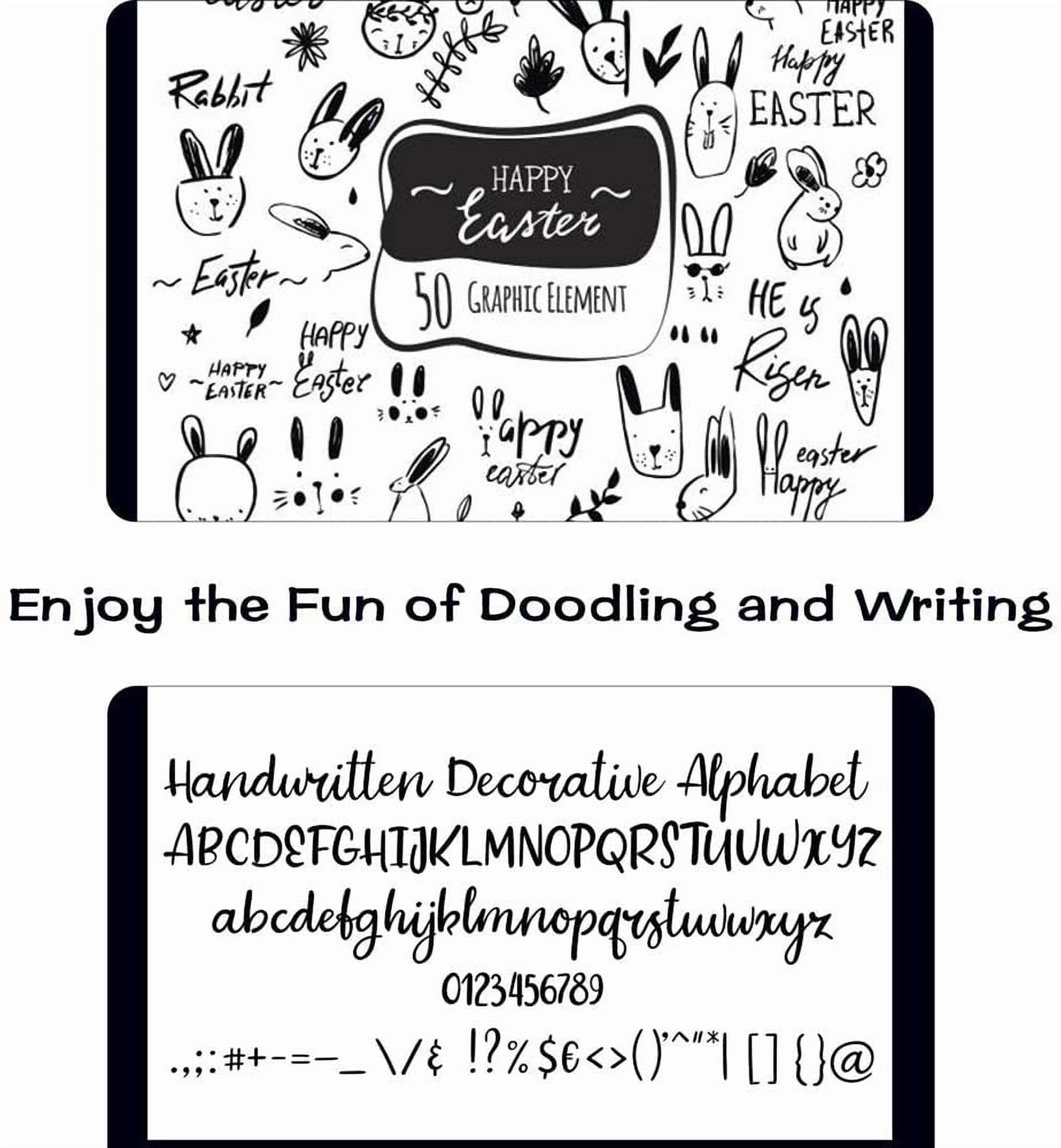 Shuttle Art Permanent Markers, 50 Pack Black Permanent Marker set,Fine Point, Works on Plastic,Wood,Stone,Metal and Glass for Doodling, Marking