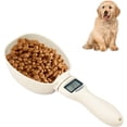 thumbnail image 1 of Pet Food Measuring Scoop Scale, Kitchen Digital Food Measuring Spoon for Dog Cat, Precise Dog Food Measuring Scooper, Measure Liquid/Dry Item, Max 800g, 1 of 8