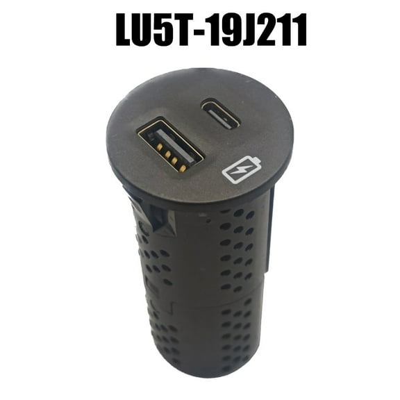 Center Console USB Charger Plug Hub Type C For Ford 2021-2022 LU5T-19J211