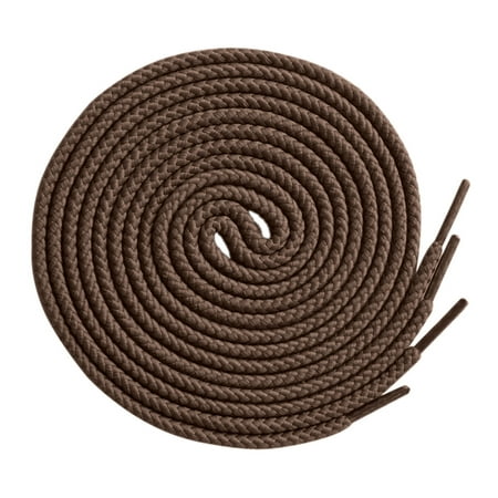 

Santimon 2 Pairs Round Cotton Shoelace for Dress Shoes Oxford Shoes Chelsea Boots 47 Yellow Brown
