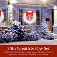 thumbnail image 2 of Corona de Navidad Best Choice Products, preiluminada, 76 cm, LED, 2 of 7