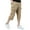 Khaki, variant on fartey Camo Capri Pants for Men Plus Size Zipper Button Cargo Cropped Pants Loose Fitted Multiple Pockets Tactical Military Shorts, S-5XL