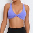 thumbnail image 1 of Ropa de yoga para mujer, sujetador deportivo de secado rápido, ajustado, para correr al aire libre, ropa interior de fitness con espalda cruzada, 1 of 6