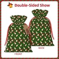 thumbnail image 2 of KLL Gnomes In Caps for Christmas Gift Bag,Holiday Bags for Gifts Christmas Bags & Drawstring Gift Pouch Reusable Holiday Gift Bags & Party Favor Bags (1 PCS)-Medium, 2 of 9