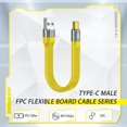 thumbnail image 2 of Cable cargador 2 en 1 10Gbps/40Gbps PD 100W Cable de carga USB USB 3.1 para tableta Tmvgtek Para estrenar, 2 of 5