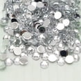 thumbnail image 4 of EOEMY 2000 Acrylic Faceted Round Flatback Rhinestone Gems 4mm 16Ss Color Selection-Light Blue, 4 of 7
