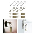 thumbnail image 4 of jifeng 12 Pcs Porte-Clés en Alliage de Zinc Vernier Caliper Pendentif Porte-Clés, 4 of 8