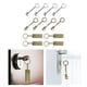 thumbnail image 4 of 12 piezas de aleación de zinc Vernier Caliper regla colgante regalos de cumpleaños llavero de moda para fabricación de joyas Zulema Llaveros Regla, 4 of 8