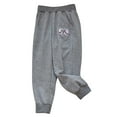 thumbnail image 2 of CYRBOKO Toddler Girls Sweatpants, Cotton Printed Elastic Waist Running Athletic Pants Gray Size 2-3 T, 2 of 3