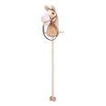 thumbnail image 2 of Jouet Bâton Tête de Cheval pour Enfants, Expression Mignonne, Peluche Douce, Bâton Cheval avec Roues Coulissantes, 2 of 7