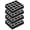 Black, variant on Drawer Organizer 2 Packs, 24 Cell Collapsible Closet Cabinet Storage Boxes for Underwear, Socks, Bra, Handkerchiefs, Ties, Belts