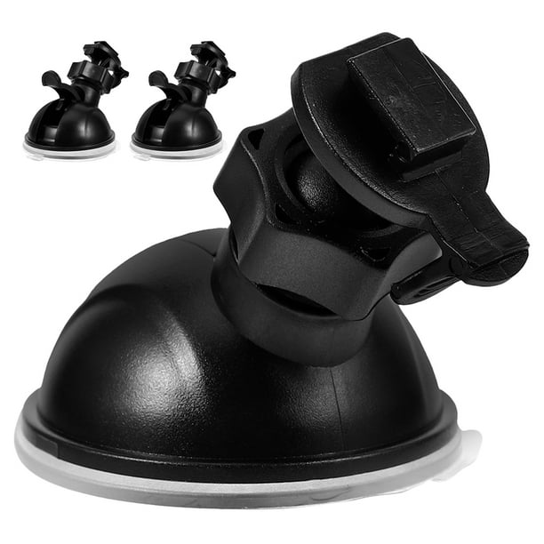 BRIGHTFUFU 3 soportes de succión para cámara de salpicadero, mini cabezal esférico de 1/4", ventosa para coche con hebilla única, accesorios para cámara de coche para una grabación segura y estable.