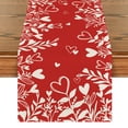 thumbnail image 1 of Camino de Mesa Artoid Mode Corazón Rojo 33x229 cm, 1 of 7