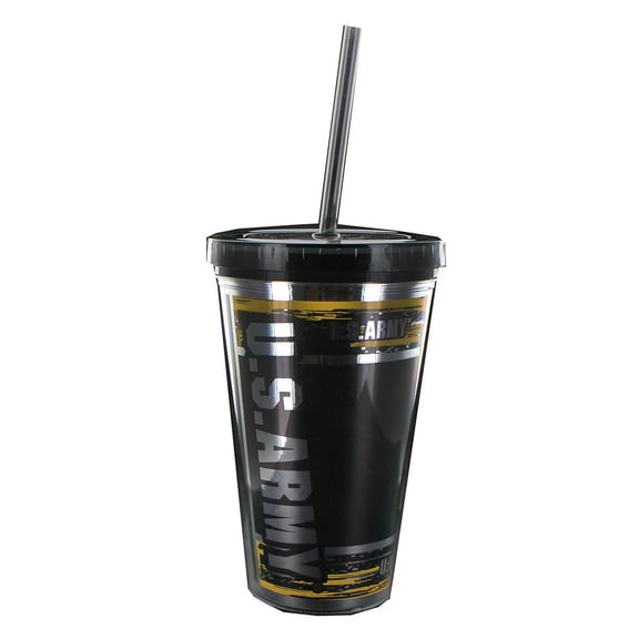 U.S. Army 16oz Carnival Cup w/ Straw