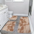 thumbnail image 6 of Tie-Dye Bathroom Rug Set 3-Piece Flocked Toilet Mats Non-Slip Absorbent Washable Bath Mat for Bathroom Floor Decor, 6 of 8